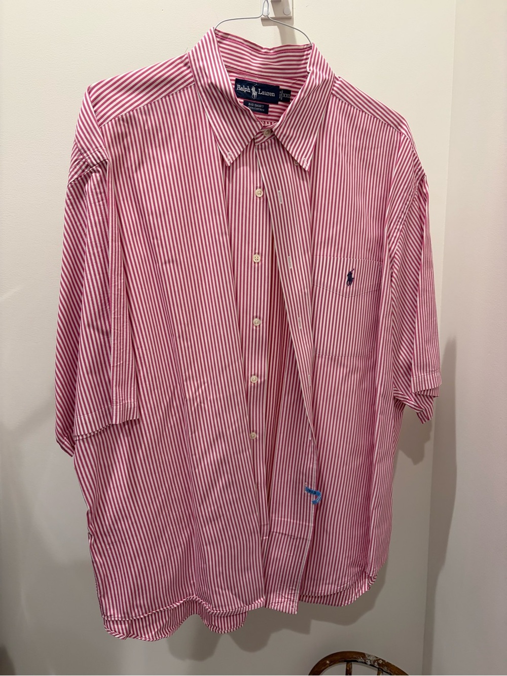 Ralph Lauren Men’s Rasberry Stripe Button-Down Shirt